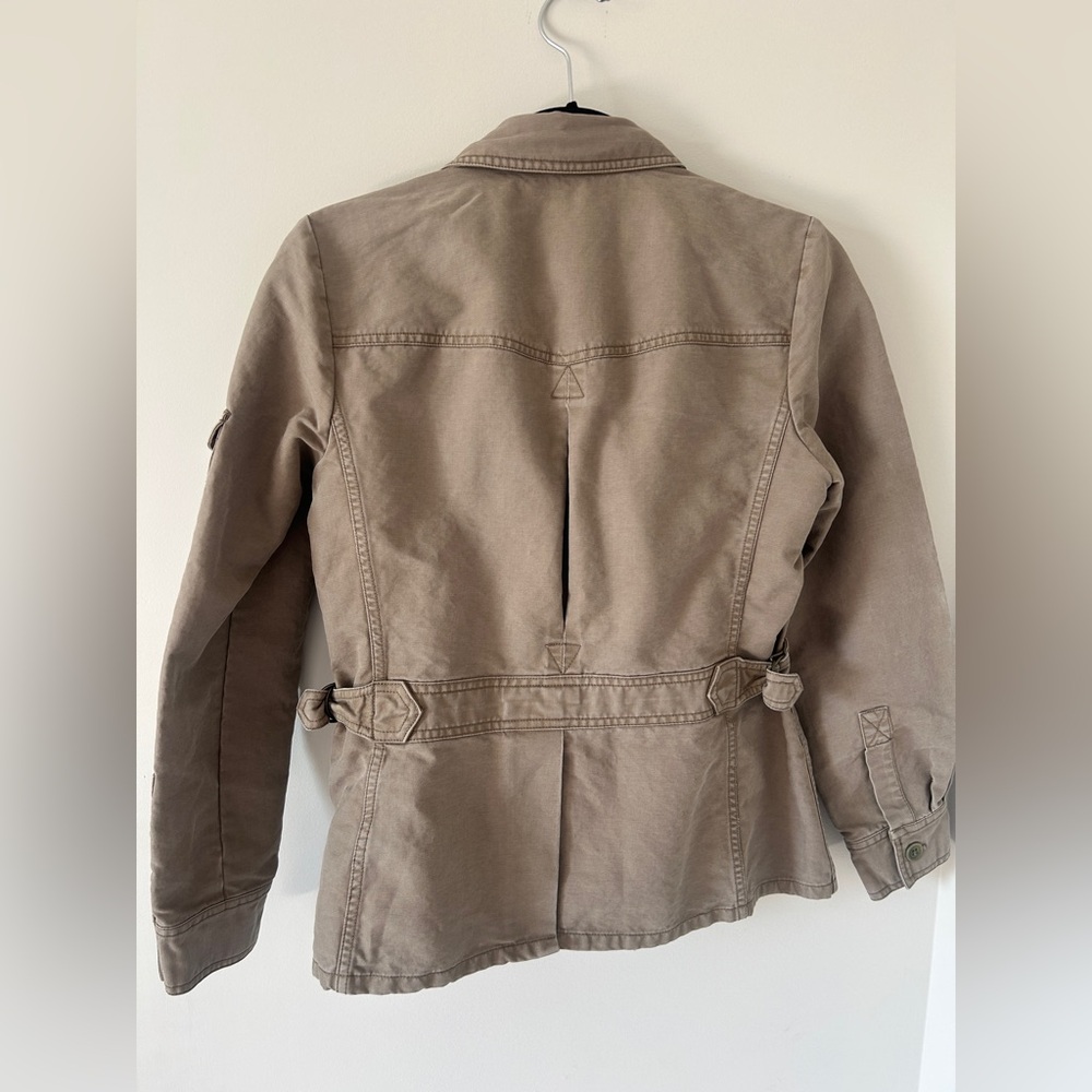 J.Crew Field Utility Jacket Green Military Safari Coat Size Small - Picture 6 of 9